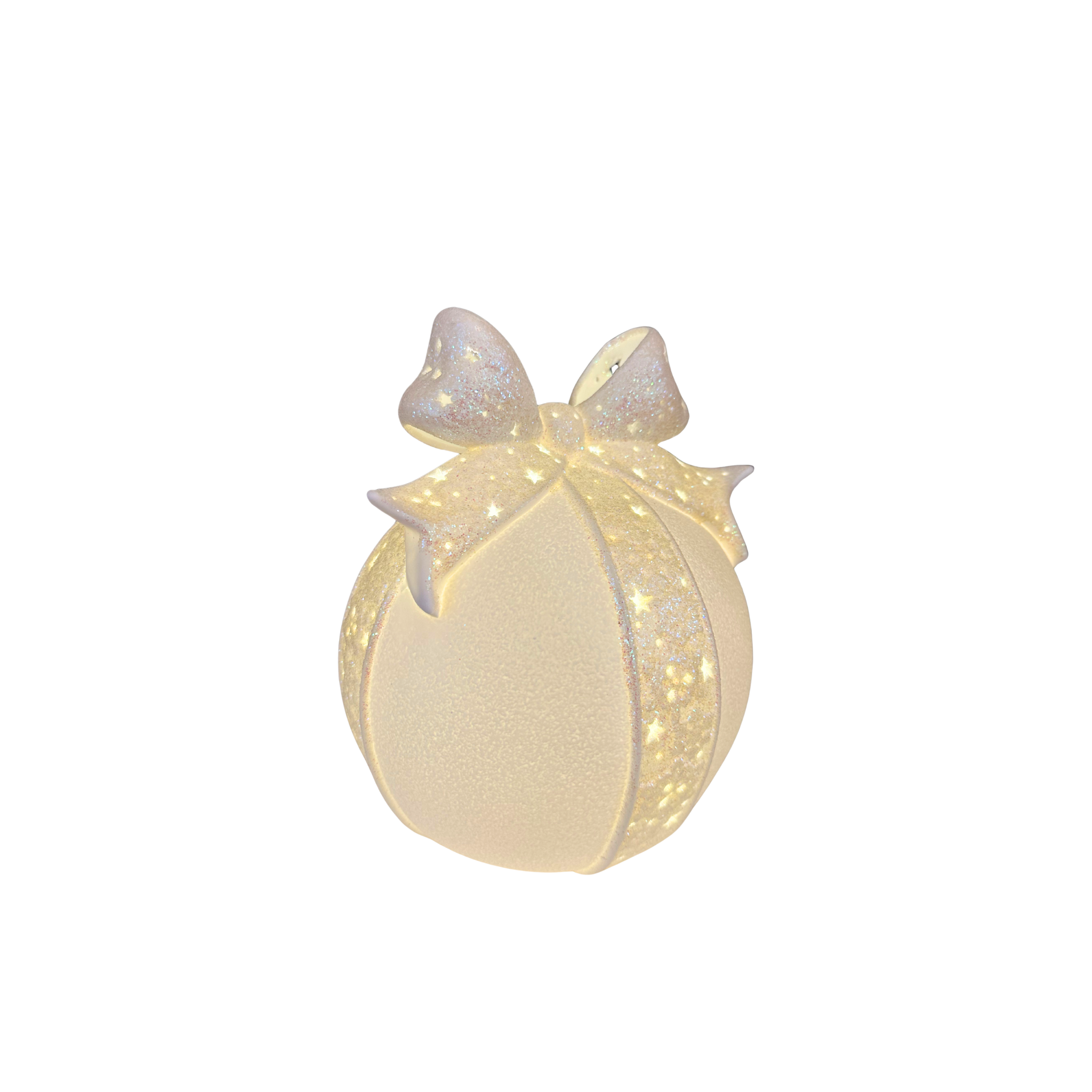 LAMPADA SFERA NATALIZIA IN CERAMICA