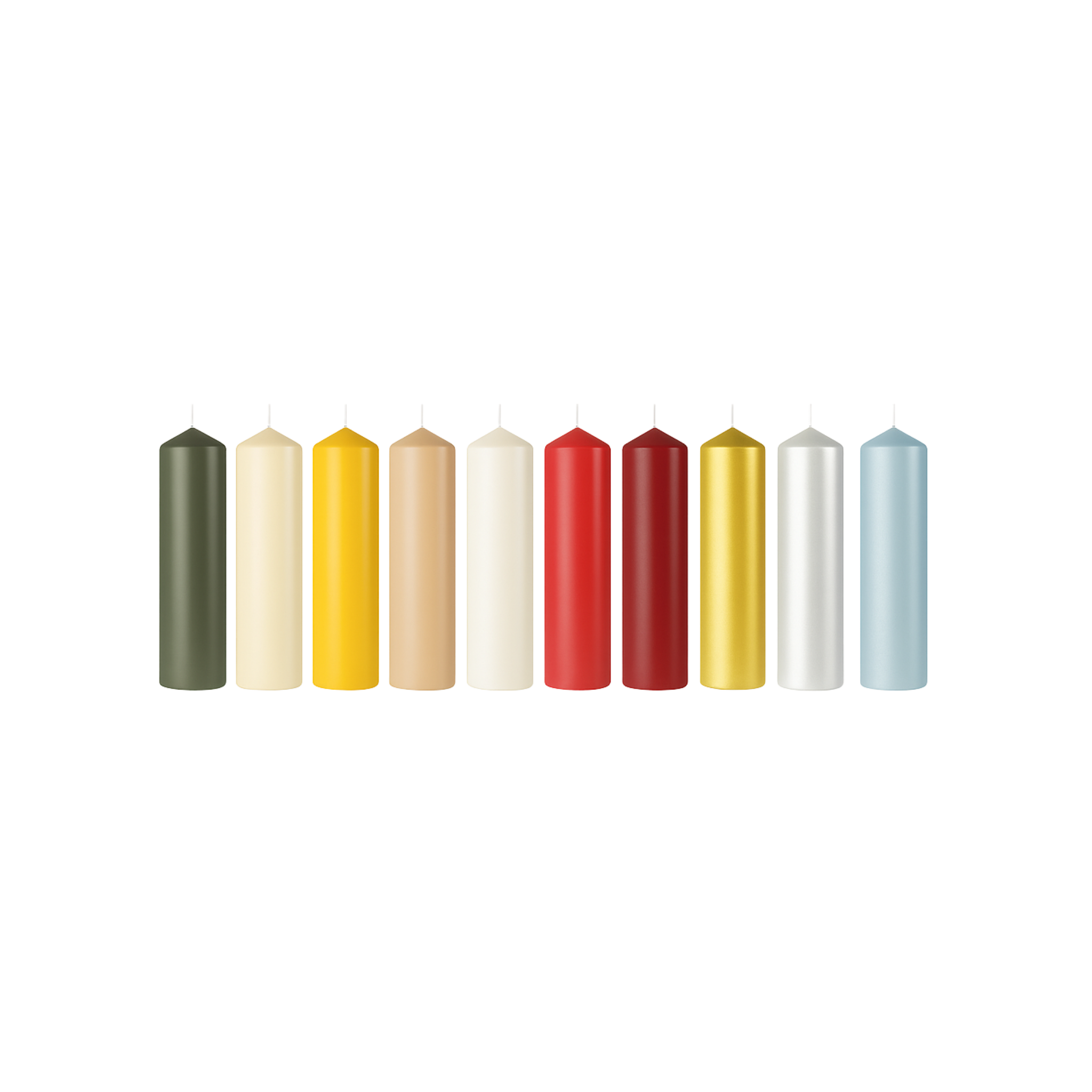 CANDELE DELL''AVVENTO - SET DA 4 PEZZI