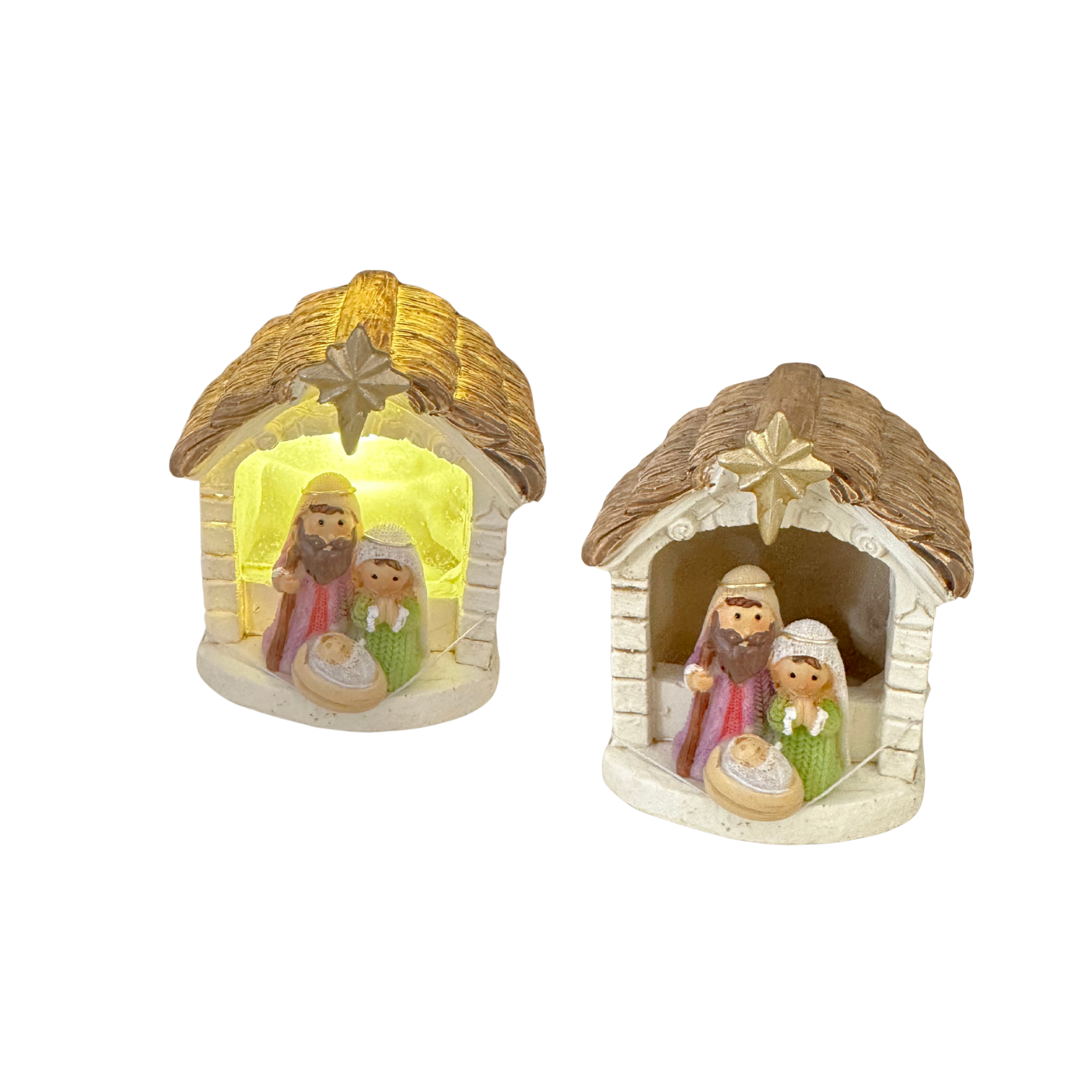 PICCOLA NATIVITA' CON LUCE LED